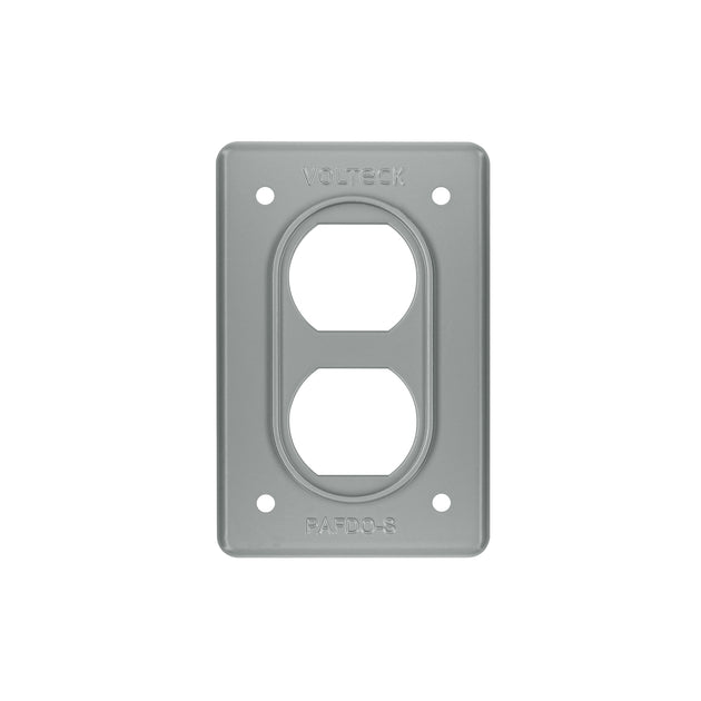PAFDO-S Placa tipo FS, doble, de sobreponer, Volteck