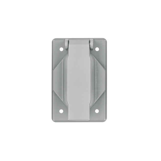 PAFIN-SES Placa tipo FS con cubierta, sencilla, sobreponer, Volteck