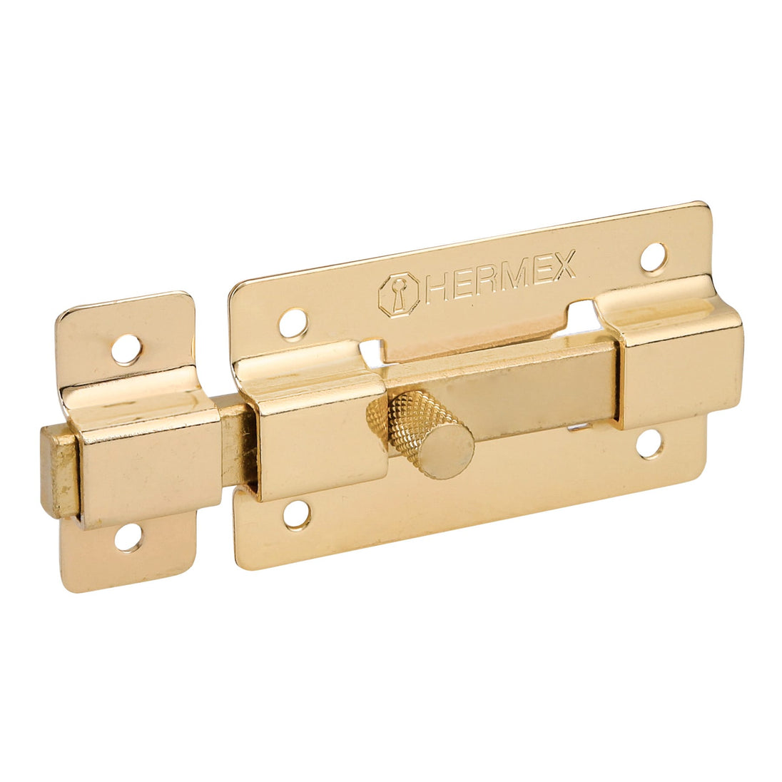 PAL-36 Pasador de barra plana 3" acabado latón, HERMEX