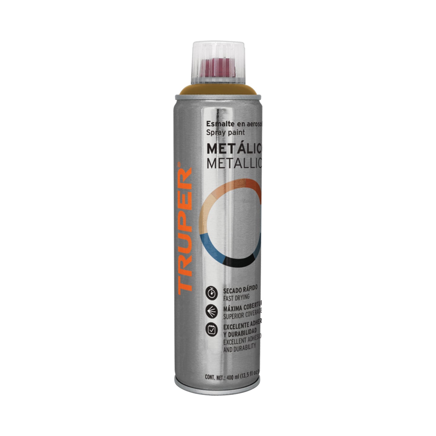 PAM-CO Pintura en aerosol, cobre metálico, bote esbelto, 400 ml