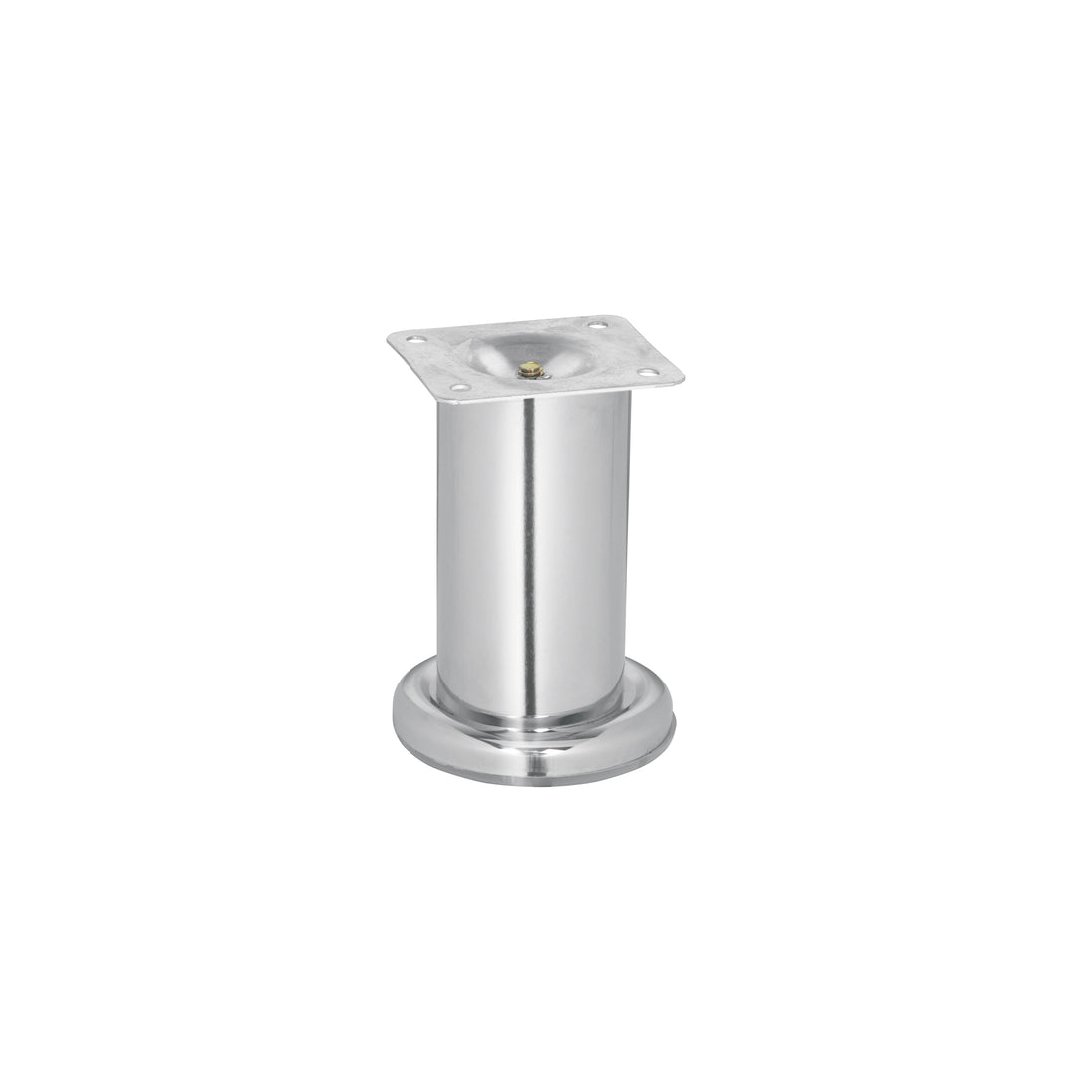 PAMU-10 Pata para sofá y mueble, cromo, 100 mm altura, HERMEX