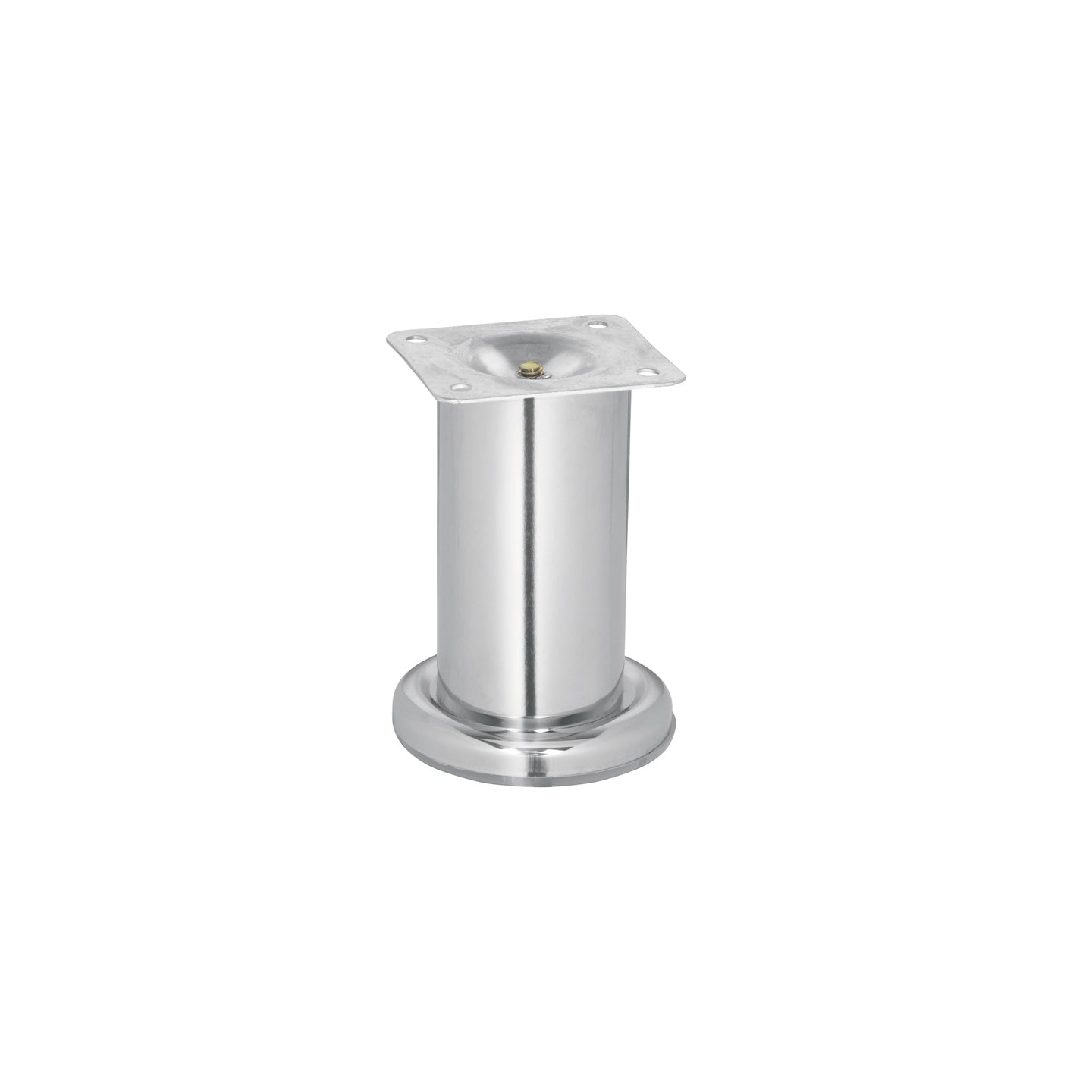 PAMU-10 Pata para sofá y mueble, cromo, 100 mm altura, HERMEX