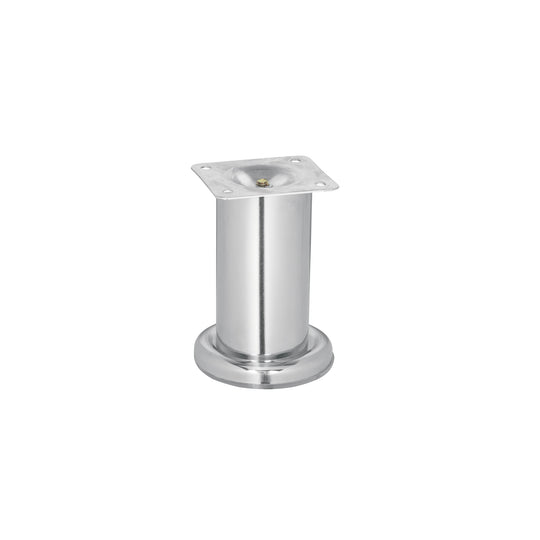 PAMU-10 Pata para sofá y mueble, cromo, 100 mm altura, HERMEX