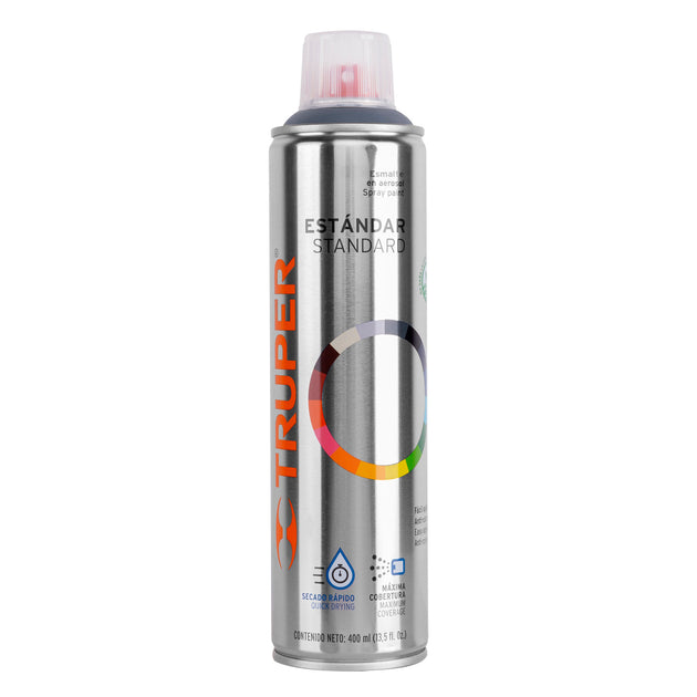 PAP-GR Pintura en aerosol, gris primario, bote esbelto, 400 ml