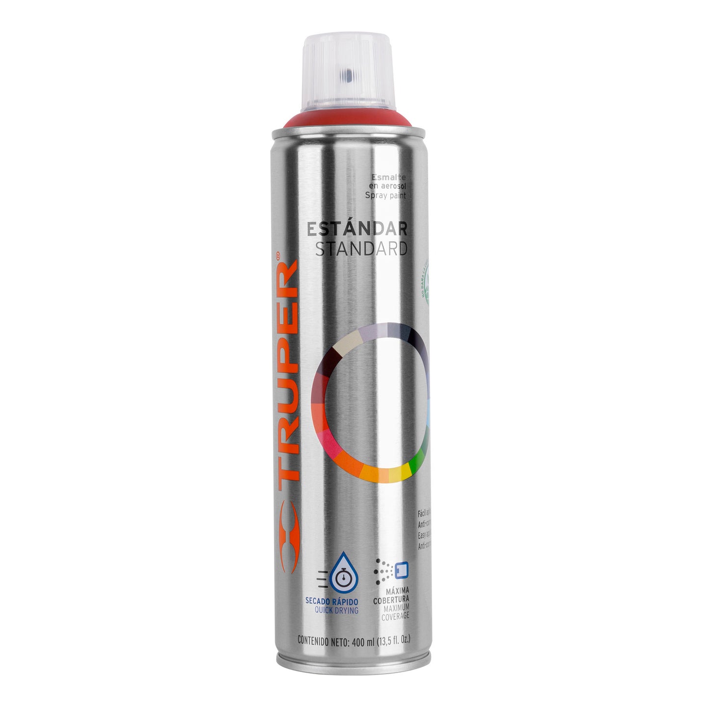 PAP-RO Pintura en aerosol, rojo primario, bote esbelto, 400ml