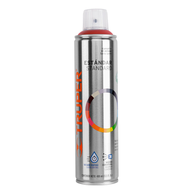 PAP-RO Pintura en aerosol, rojo primario, bote esbelto, 400ml