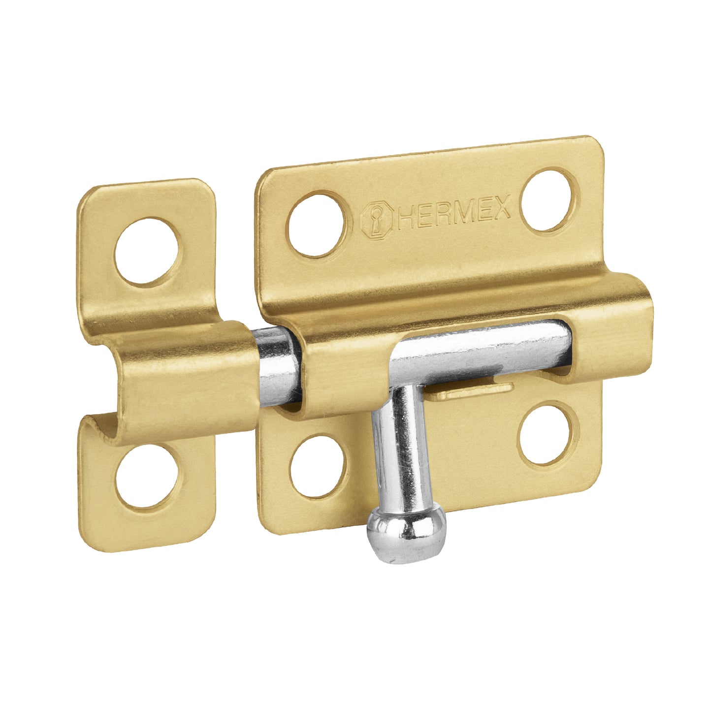 PAS-21 Pasador de barril de acero latón 2", HERMEX