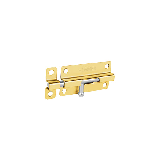 PAS-41 Pasador de barril de acero latón 4", HERMEX