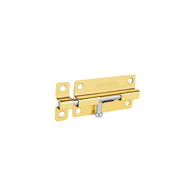 PAS-41 Pasador de barril de acero latón 4", HERMEX