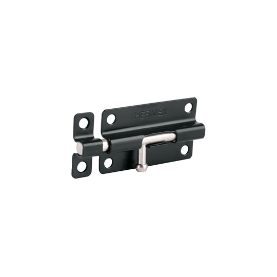 PAS-46 Pasador de barril 4" de acero acabado negro, HERMEX