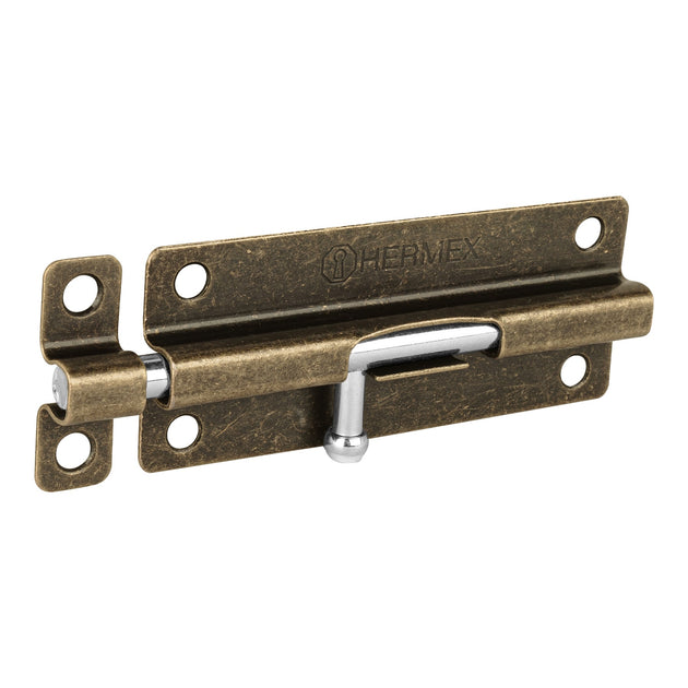 PAS-52 Pasador de barril de acero latón antiguo 5", HERMEX