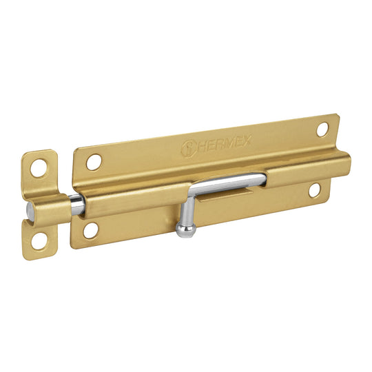 PAS-61 Pasador de barril de acero latón 6", HERMEX