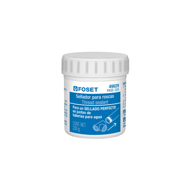 PASE-200 Sellador para roscas, 200g, FOSET