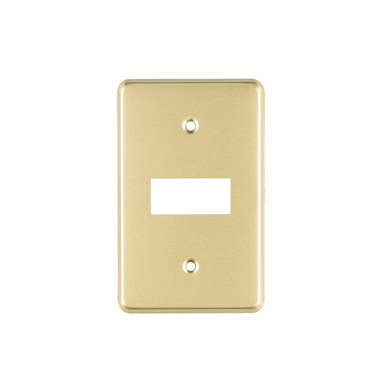 PASE-E Placa 1 módulo, de aluminio, línea Económica