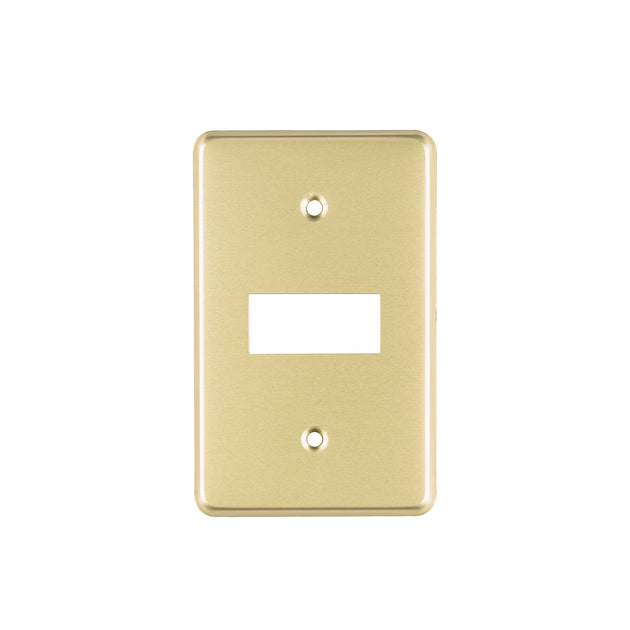 PASE-E Placa 1 módulo, de aluminio, línea Económica