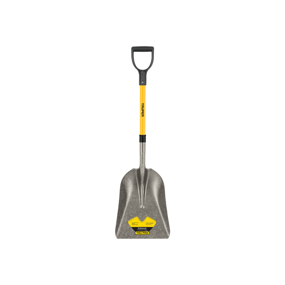 PCAY-F Pala carbonera Tru Pro, puño "Y", mango de fibra de vidrio