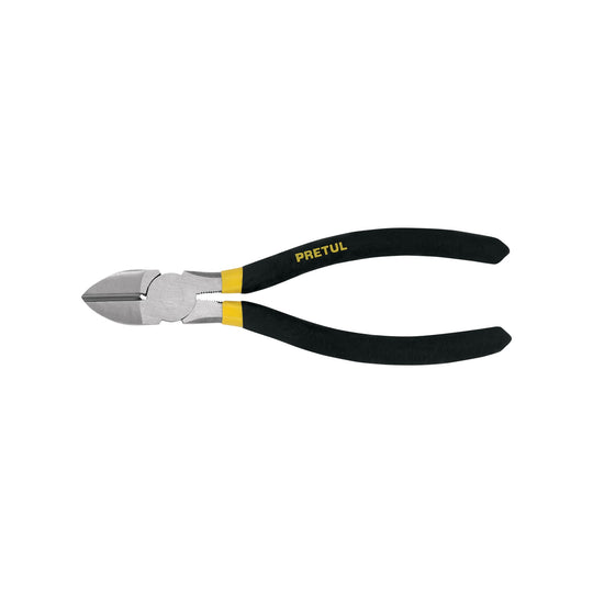 PCD-7P Pinza de corte diagonal 7" mango de PVC, PRETUL