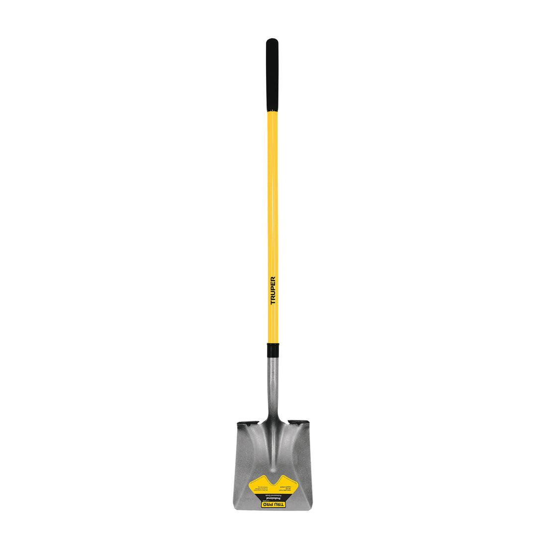 PCL-F Pala cuadrada Tru Pro, mango largo de fibra de vidrio 48"