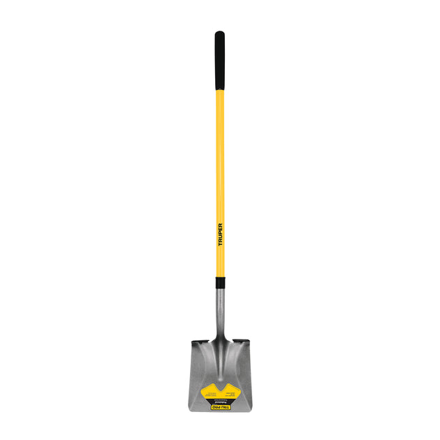 PCL-F Pala cuadrada Tru Pro, mango largo de fibra de vidrio 48"