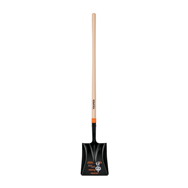 PCL-P Pala cuadrada T-2000, mango largo 45", Truper