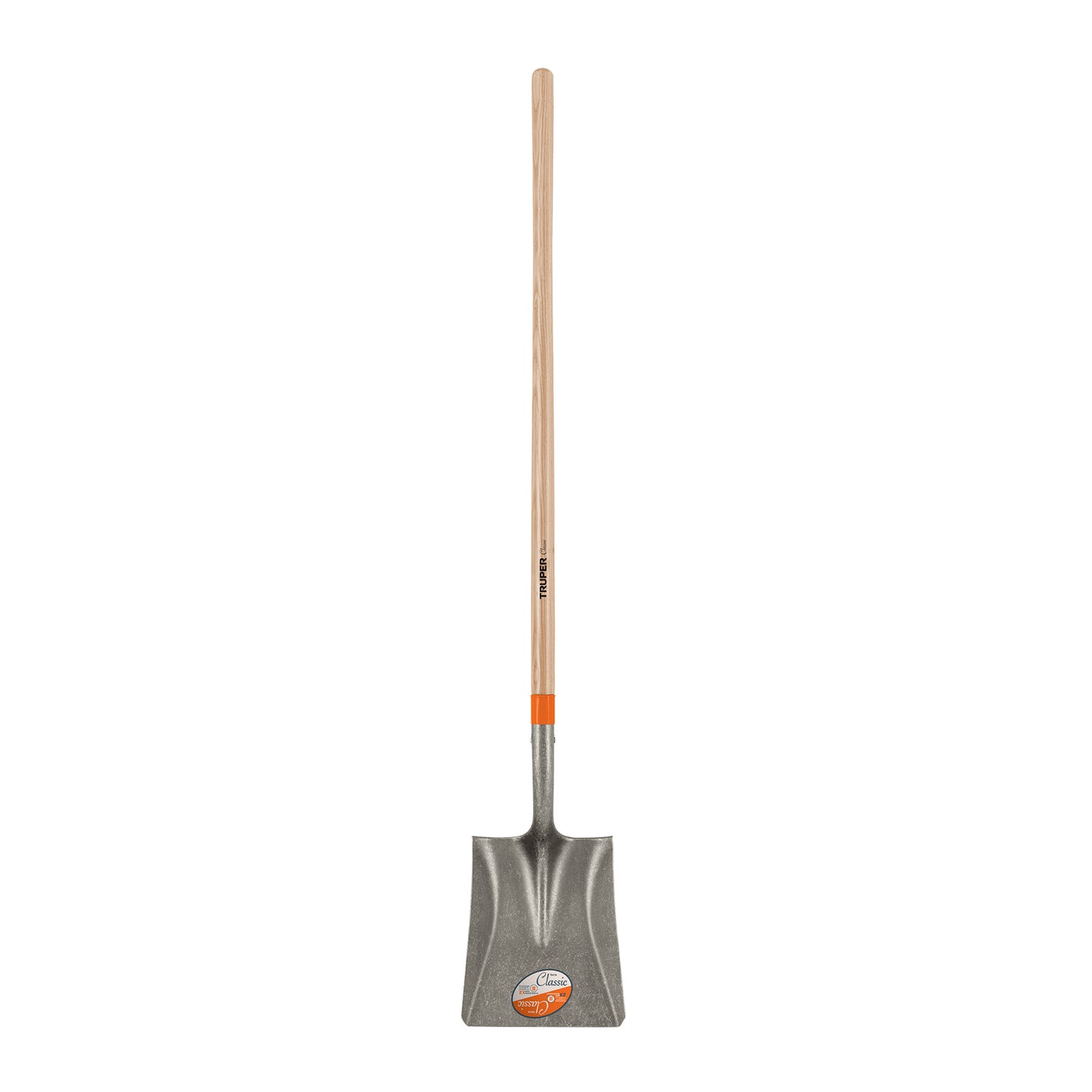 PCL Pala cuadrada Classic, mango largo 48", Truper