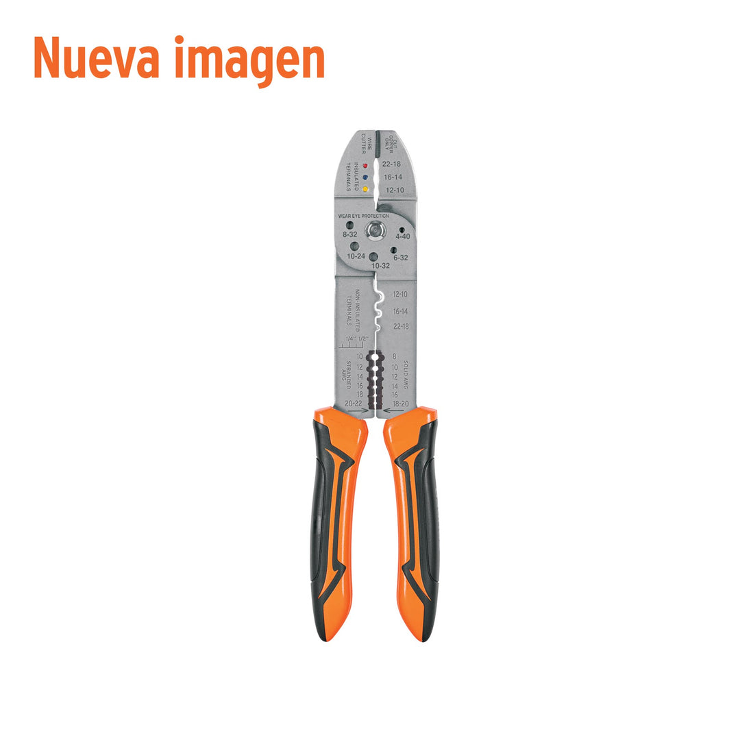 PE-CA-10 Pinza 10" pela cables, 20 a 10 AWG,TRUPER