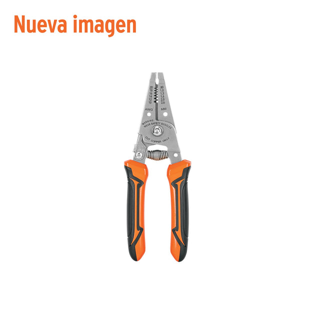 PE-CA-61 Pinza 6" pela cables, 20 a 10 AWG, TRUPER