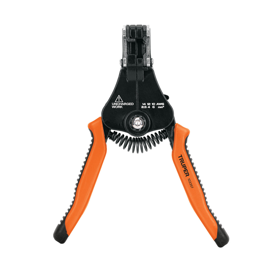 PE-CA-65 Pinza 6.5" pela cables automática, 14 a 10 AWG, TRUPER
