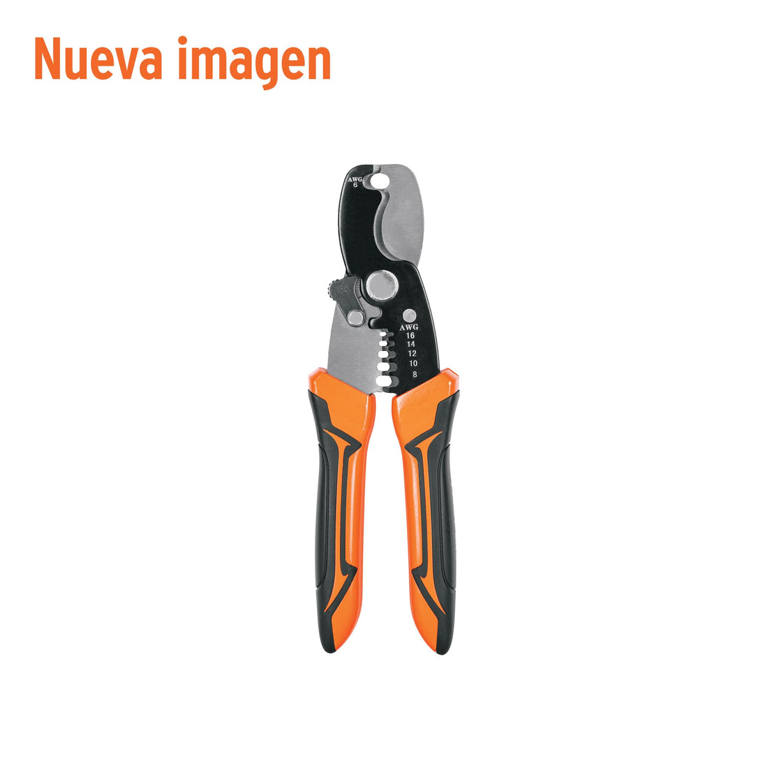 PE-CA-7X Pinza profesional 7" pela cables y corta cables, 14 a 8 AWG