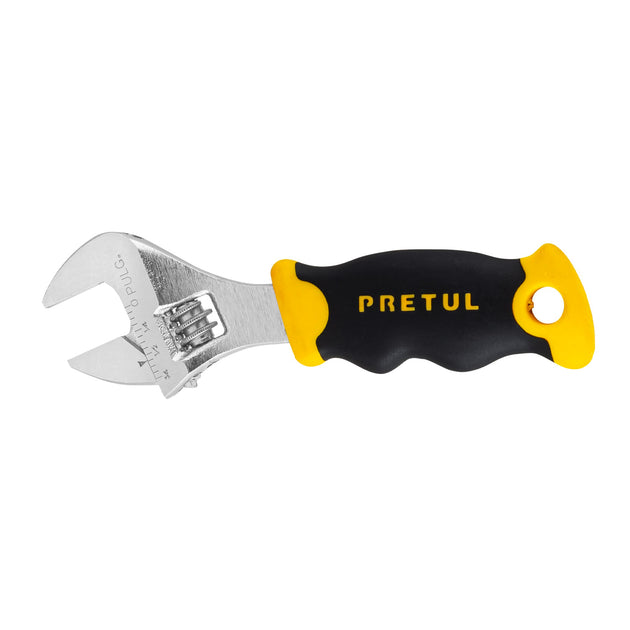 PECO-5P Llave ajustable (perico corto) 5" cromada con grip, Pretul
