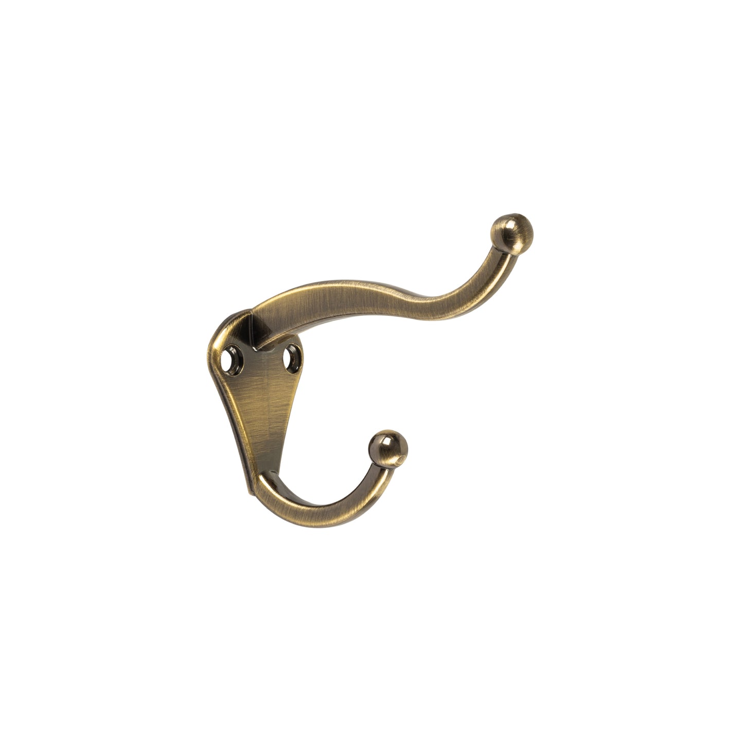 PEPU-32 Gancho tipo perchero sombrero y abrigo, 4cm, latón, HERMEX