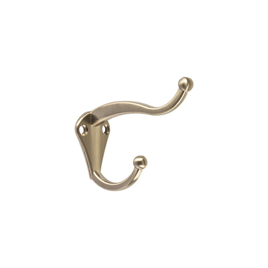 PEPU-34 Gancho tipo perchero sombrero y abrigo, 4cm, níquel, HERMEX
