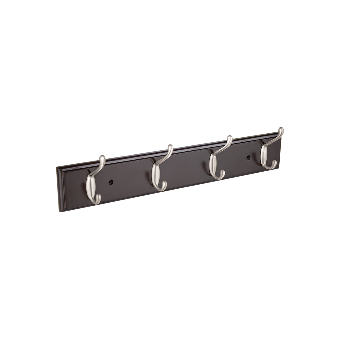 PEPU-44 Perchero para pared con 4 ganchos satinados, HERMEX