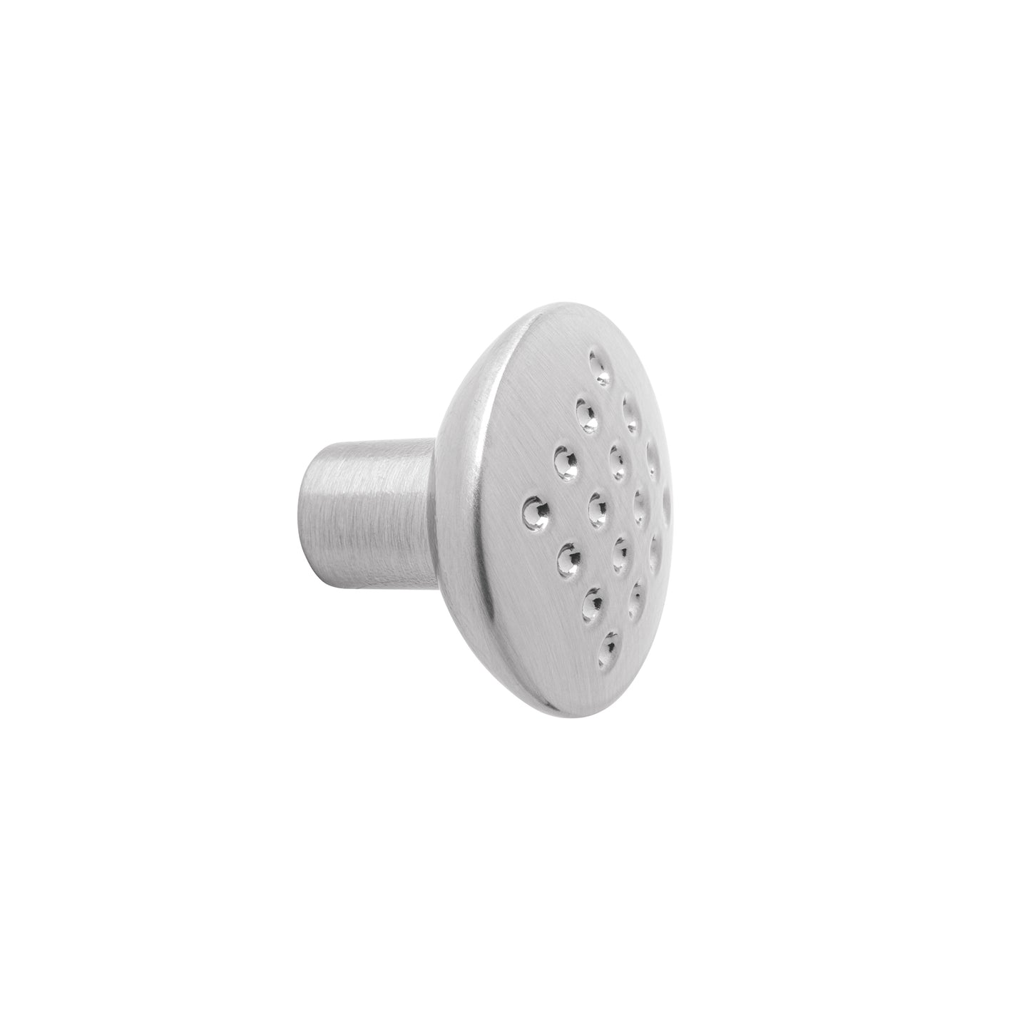 PER-011 Perilla metálica estilo "Contempo", níquel satinado, HERMEX