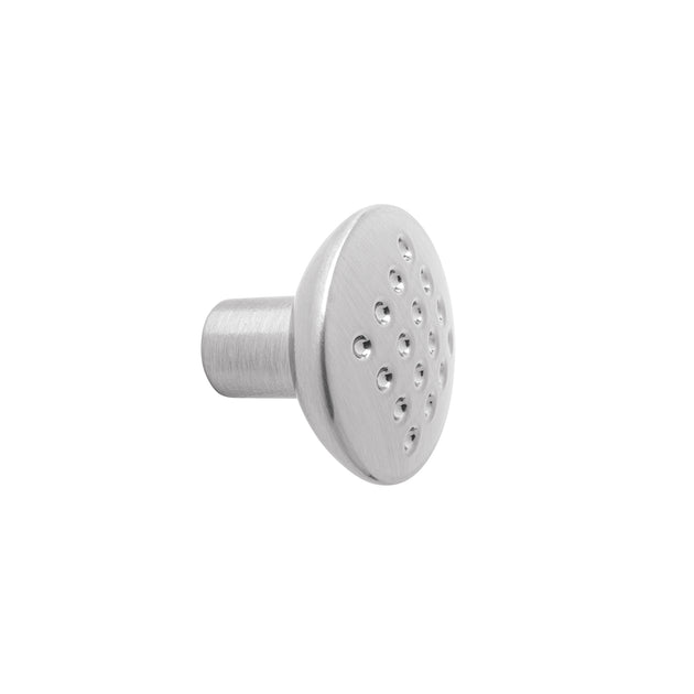 PER-011 Perilla metálica estilo "Contempo", níquel satinado, HERMEX