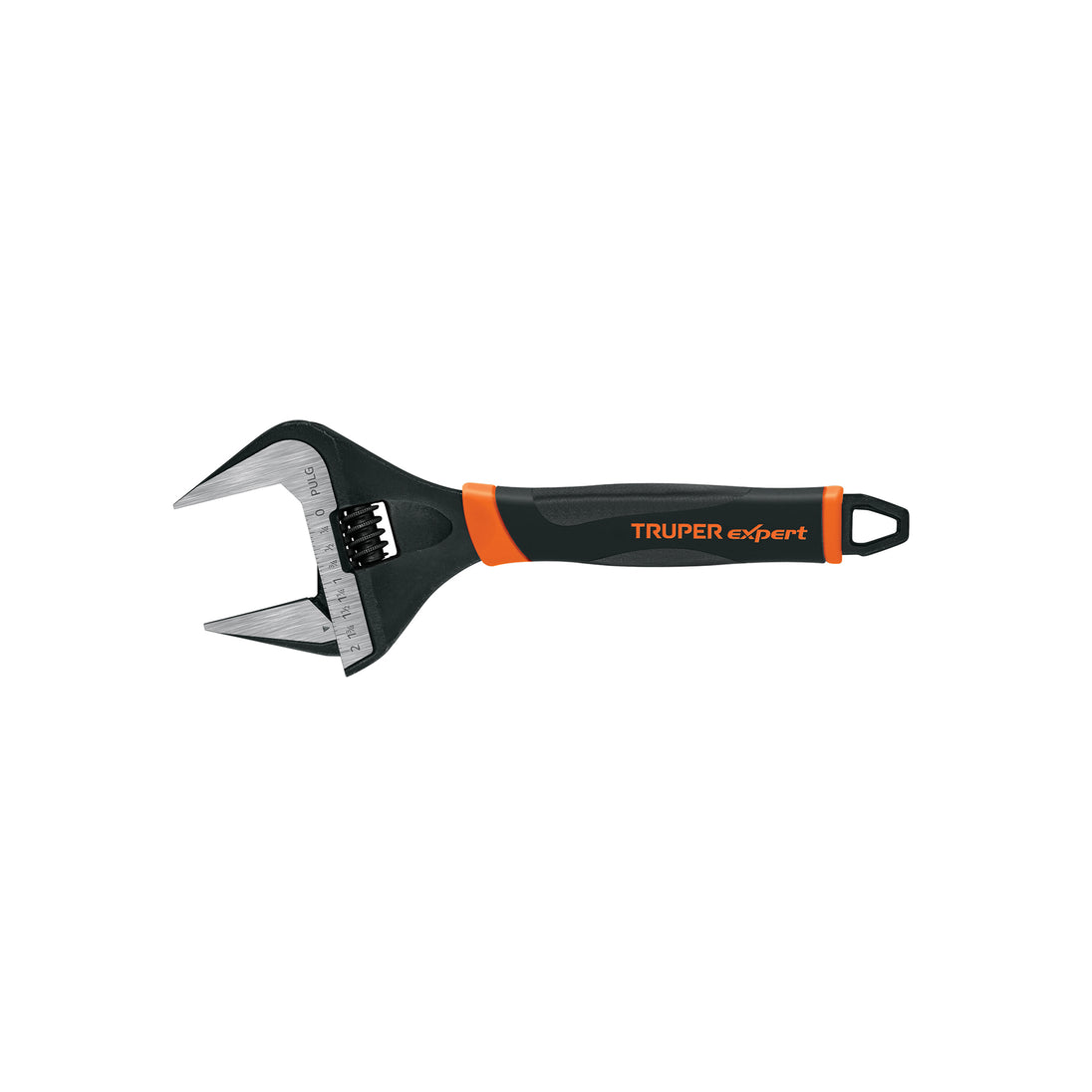 PET-10XA Llave ajustable (perico) 10" boca ancha Comfort Grip, Expert