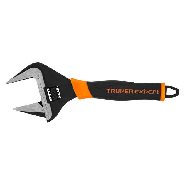 PET-12XA Llave ajustable (perico) 12" boca ancha Comfort Grip, Expert