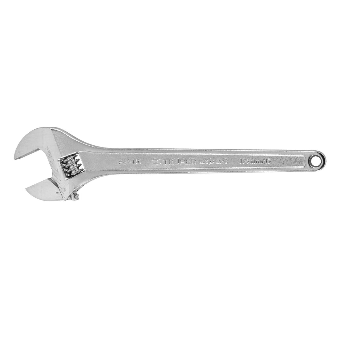 PET-15C Llave ajustable (perico) 15" profesional cromada, Expert