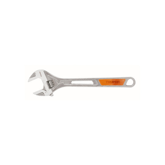 PET-15X Llave ajustable (perico) 15" cromada, TRUPER