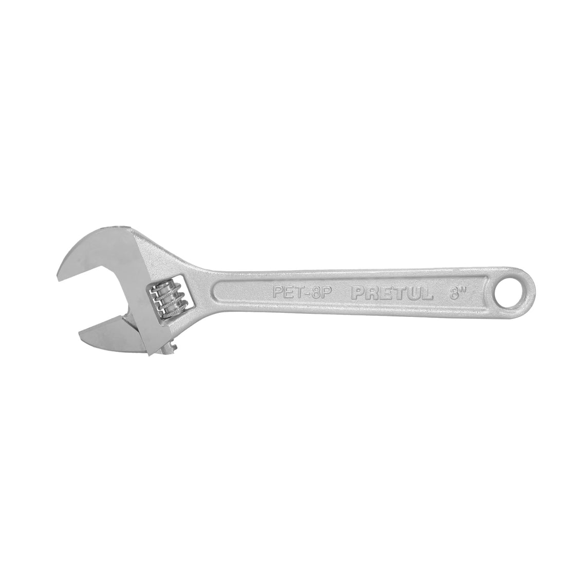PET-8P Llave ajustable (perico) 8" cromada, Pretul