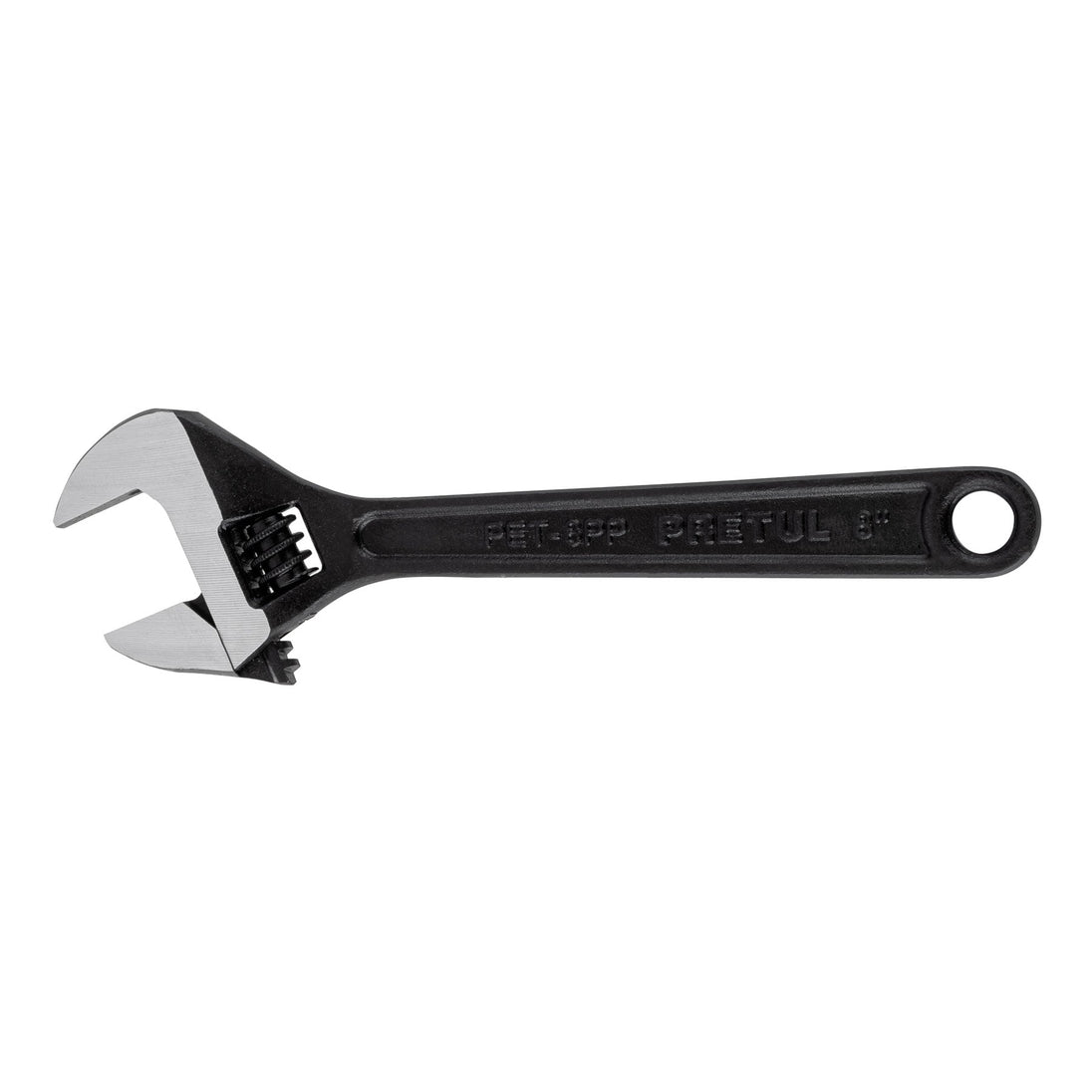 PET-8PP Llave ajustable (perico) 8" pavonada, Pretul
