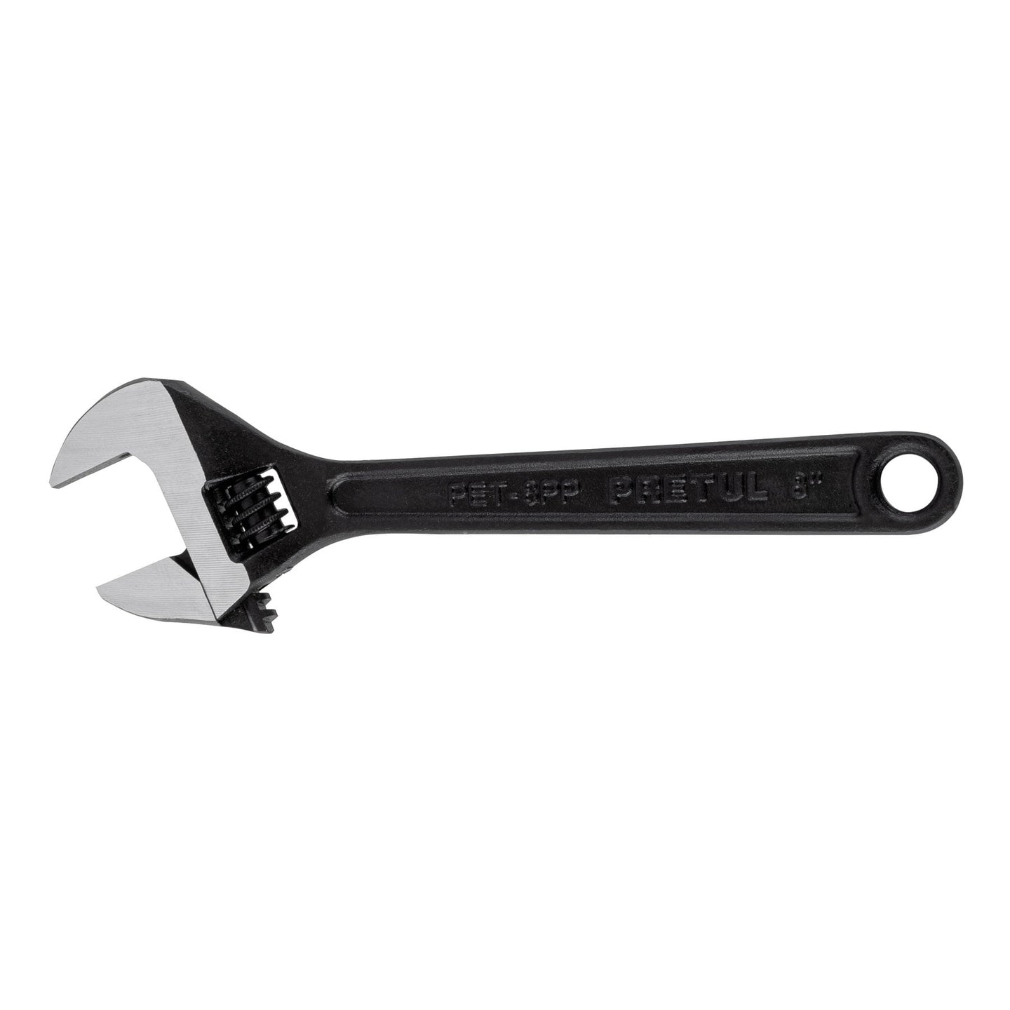 PET-8PP Llave ajustable (perico) 8" pavonada, Pretul