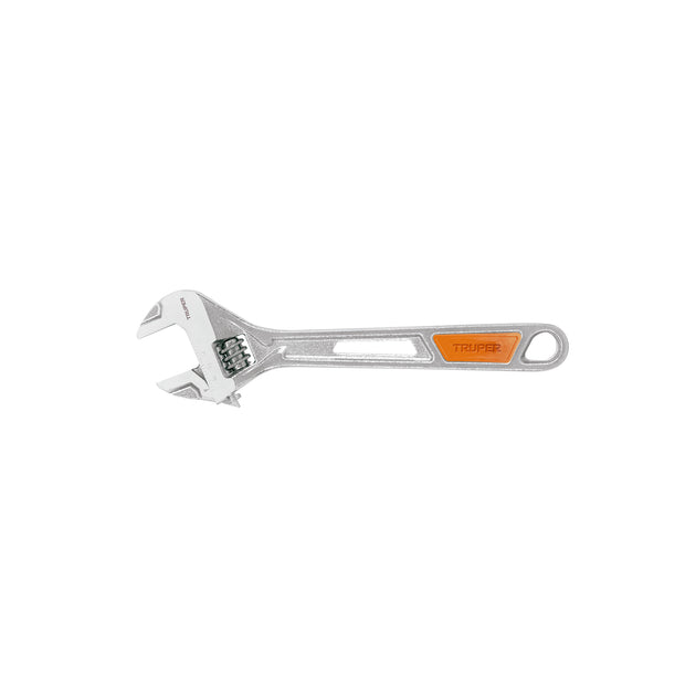 PET-8X Llave ajustable (perico) 8" cromada, TRUPER