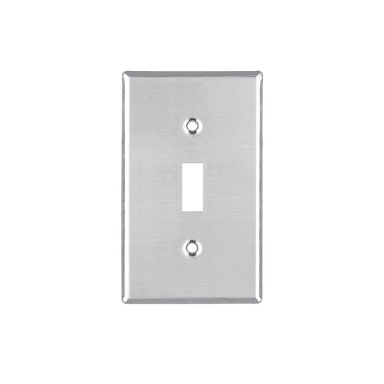 PIAP-S Placa de Acero Inox. para interruptor vertical, Standard