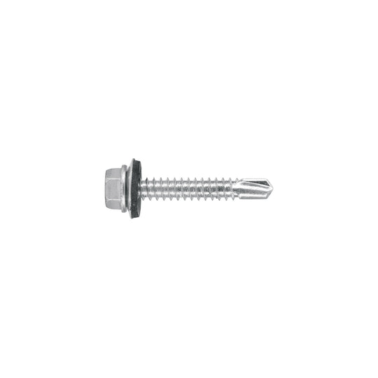 PIBR-1-1/2R 50 pijas #14 x 1-1/2" hexagonal, punta broca con rondana