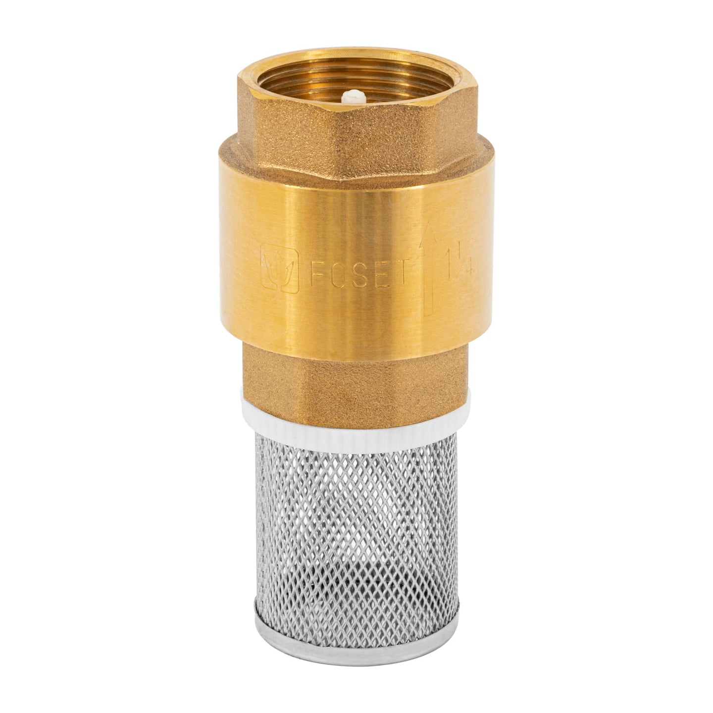 PICHA-1-1/4X Pichancha con rejilla acero inoxidable 1-1/4", FOSET