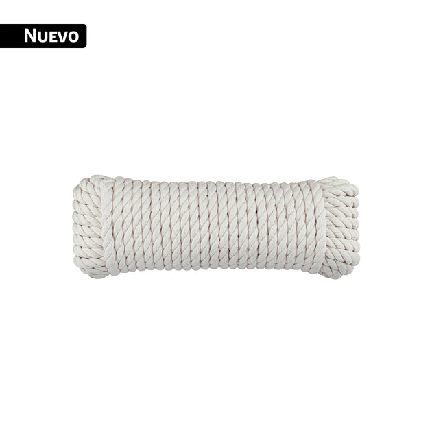 PIO-1015A Piola de Algodón de 10 mm x 15 m natural, FIERO