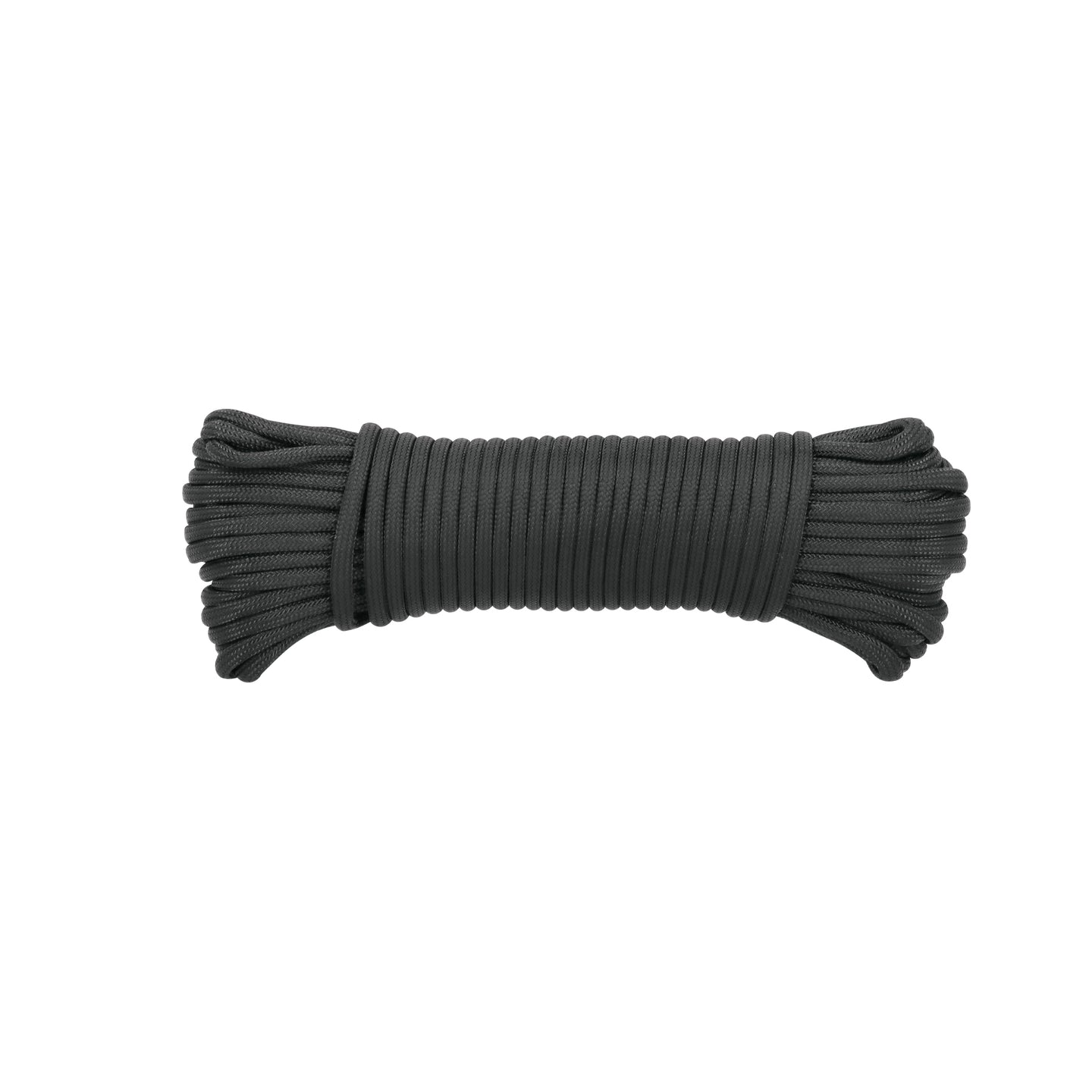 PIO-415NN Piola de nylon paracord de 4mm x 15m negro, madeja, FIERO