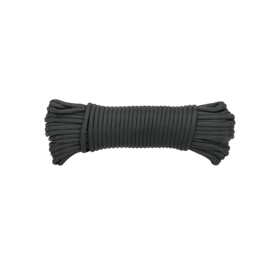 PIO-415NN Piola de nylon paracord de 4mm x 15m negro, madeja, FIERO