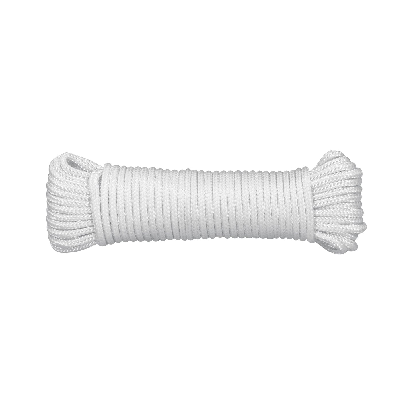 PIO-415P Piola de poliéster diamante de 4mmx15m blanca, madeja, FIERO
